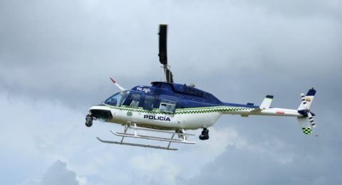 Barranquilla refuerza su seguridad con el regreso del helicóptero Halcón: $1.400 millones para vigilancia aérea en toda el área metropolitana