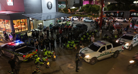 Cartagena se blinda: arrancó la hora cero para las caravanas de la seguridad con Infantería de Marina y Policía en las tres localidades