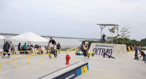 El nuevo atractivo de Barranquilla: la ciudad estrena skatepark en el Gran Malecón, un espacio para los deportes urbanos