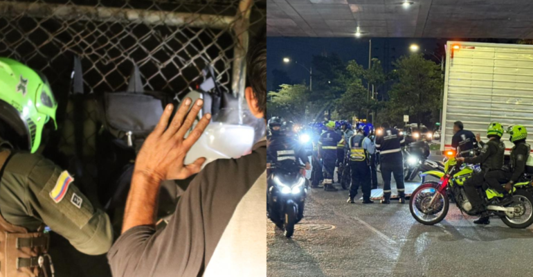 Más de 30 capturas y 550 vehículos inmovilizados dejó el megaoperativo desplegado por las autoridades de Medellín durante la noche de Halloween