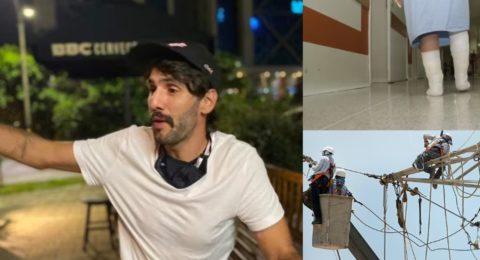 El duro relato de Camilo Villa, el hombre al que le amputaron ambas piernas tras pisar un charco que tenía un cable en Palomino: 'Única persona viva'
