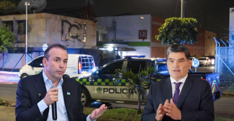 Alcalde Alejandro Eder rechazó el ataque con explosivos contra la sede de RCN en Cali: 'Es un acto desesperado de los terroristas'