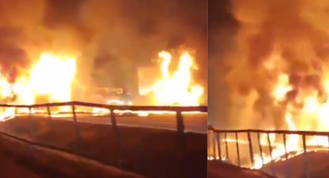 Tragedia en Navidad: tres menores están internados en UCI tras incendio provocado por un volador en Medellín