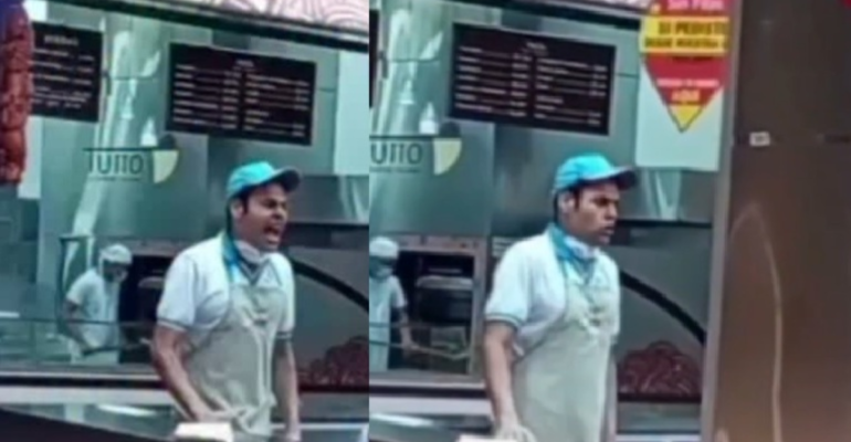 Frisby responde ante empleado que estalló a gritos en plazoleta de comidas de Ibagué: esto dijeron
