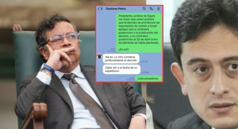 Luis Carlos Reyes responde a Petro por trino de recorte de $16 billones y revela chats sobre carbón a Israel: 'Falsedades'