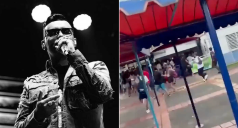 Disturbios en Cali durante homenaje musical a Yeison Jiménez: intervención de la Policía controló la situación