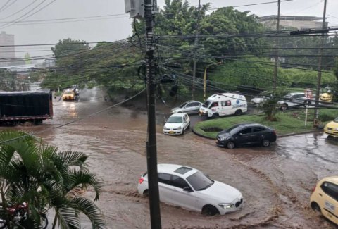 Emergencias por inundaciones en Cali, en videos | Caída de árboles, vendavales, daños en casas y conductores atrapados por el agua, tras lluvias