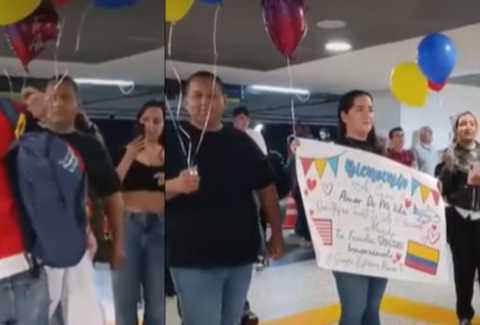 Joven deportado de Estados Unidos protagonizó emotivo reencuentro con su familia en Colombia: ‘Fueron casi dos años de no verlo’