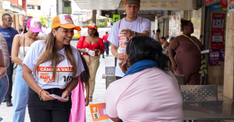 'El Valle no puede normalizar que la violencia decida quién puede hacer campaña o no': Michelle Obando, cabeza de lista de Frente Amplio Unitario