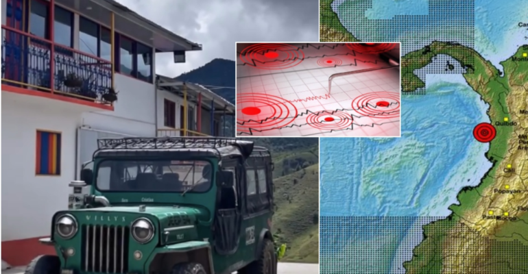 Temblor en Colombia: Defensa Civil entrega primer reporte tras sismo de magnitud 4.7 que se registró con epicentro en El Cairo, Valle del Cauca