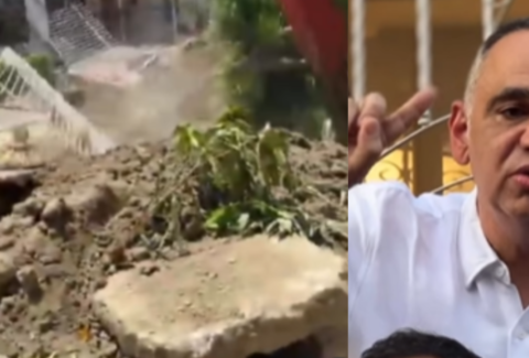 Alcalde de Santa Marta acuerda reubicación para familias de Villas de Alejandría tras emergencia por socavón