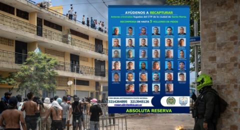 Detalles del motín en centro de detención de Santa Marta: presos salieron, se bañaron en el mar y 34 no regresaron