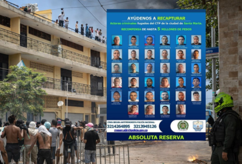 Detalles del motín en centro de detención de Santa Marta: presos salieron, se bañaron en el mar y 34 no regresaron