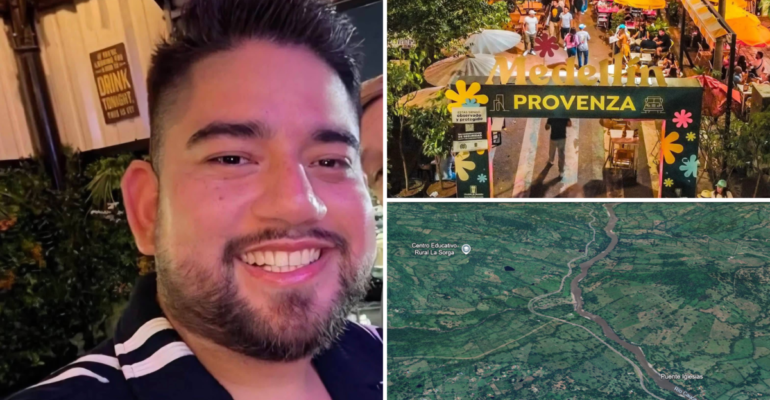 ¿Cómo terminó en Jericó? El trayecto de más de 80 kilómetros de Eric Gutiérrez, auxiliar de American Airlines, en la noche de su muerte en Medellín