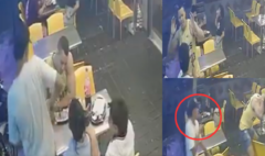 En video quedó registrado el violento atraco a una familia que comía en un restaurante en Soledad (Atlántico): la víctima recibió un disparo