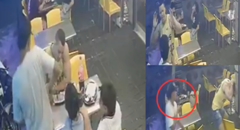 En video quedó registrado el violento atraco a una familia que comía en un restaurante en Soledad (Atlántico): la víctima recibió un disparo