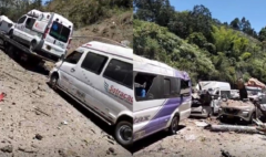 Video del ataque terrorista en la vía Panamericana que deja al menos 14 personas muertas y más de 20 heridos: cilindro cayó sobre un bus en Cauca