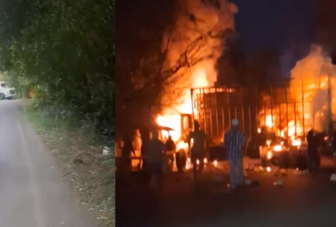 Video | Camión fue atravesado e incendiado en vía clave en Jamundí, Valle del Cauca; esto se sabe