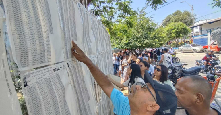 Barranquilla activa plan de seguridad y vigilancia para elecciones presidenciales con PMU y refuerzo militar en todos los puestos de votación locales