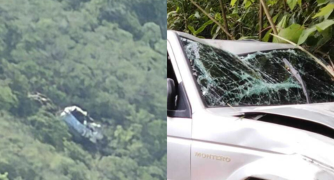 Revelan hipótesis del grave accidente en el Cañón del Chicamocha, a la altura del parque Panachi, que dejó una persona fallecida: 'Venía solo'