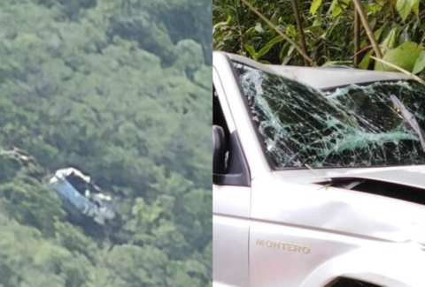 Revelan hipótesis del grave accidente en el Cañón del Chicamocha, a la altura del parque Panachi, que dejó una persona fallecida: 'Venía solo'