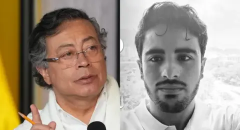 'Presidente Petro, Chalá es sicario de 'Calarcá', el asesino de Mateo Pérez y usted persiste en defender a criminales', dice gobernador de Antioquia