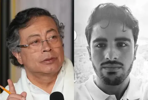 'Presidente Petro, Chalá es sicario de 'Calarcá', el asesino de Mateo Pérez y usted persiste en defender a criminales', dice gobernador de Antioquia