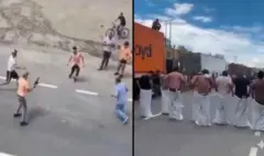 Video | Entre partidos de fútbol y actividades recreativas, transportadores resisten la espera por el bloqueo minero en la vía a Buenaventura