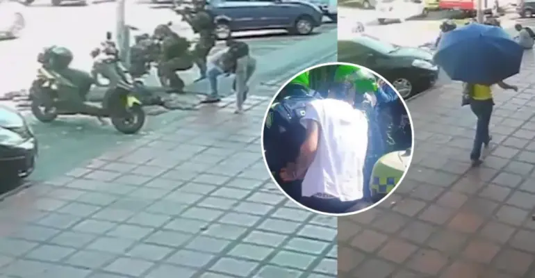 Video del momento exacto de fuerte balacera en el norte de Barranquilla que dejó varios escoltas heridos y un muerto: militares reaccionaron en ataque