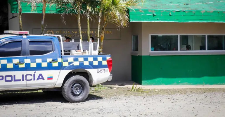 Ataque terrorista contra puesto de Policía en zona de El Muro, en Calima El Darién, Valle, deja dos uniformados muertos del Goes y otros dos heridos