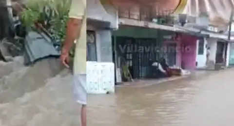Fuertes lluvias generan crecientes súbitas e inundaciones en varios sectores de Villavicencio