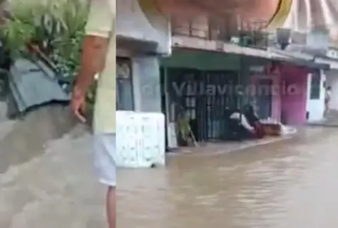 Fuertes lluvias generan crecientes súbitas e inundaciones en varios sectores de Villavicencio