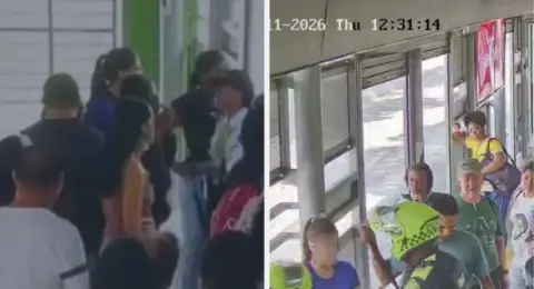 Ella es la joven que presuntamente habría empujado a una guarda en estación MIO, tras discutir por bozal del perro: de la captura a la libertad