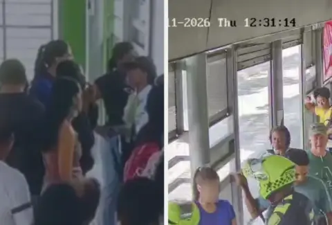 Ella es la joven que presuntamente habría empujado a una guarda en estación MIO, tras discutir por bozal del perro: de la captura a la libertad