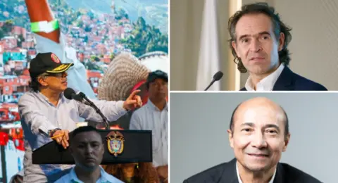 Las polémicas denuncias del presidente Gustavo Petro contra el alcalde de Medellín, Federico Gutiérrez y el exgerente de Coosalud, Jaime González