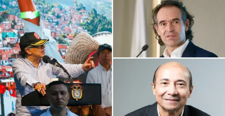 Las polémicas denuncias del presidente Gustavo Petro contra el alcalde de Medellín, Federico Gutiérrez y el exgerente de Coosalud, Jaime González