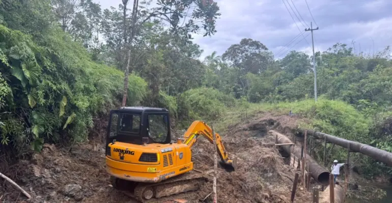 Gobernadora del Valle ordena acelerar la reparación de tubería que abastece al 70 % de Buenaventura para restablecer el agua este sábado 20 de junio