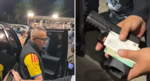 Escolta de un miembro de la campaña de Abelardo de la Espriella en Medellín portaba un arma sin permisos durante los escrutinios en Plaza Mayor