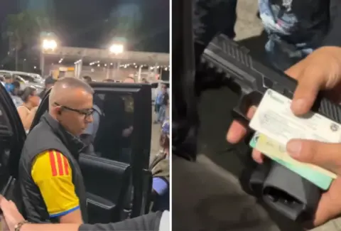 Escolta de un miembro de la campaña de Abelardo de la Espriella en Medellín portaba un arma sin permisos durante los escrutinios en Plaza Mayor