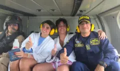 Luciana Dangond y Gerónimo Ibarra aparecieron con vida en la isla de Barú; fueron rescatados por pescadores
