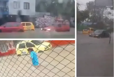 Fuertes lluvias golpean a Villavicencio y provocan inundaciones en las principales vías de la capital del Meta: autoridades atienden la situación