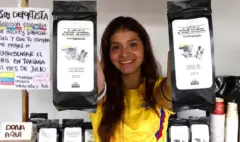 La historia de la deportista paisa que tuvo que vender café para poder representar a Colombia en la copa del mundo de hockey subacuático en Turquía
