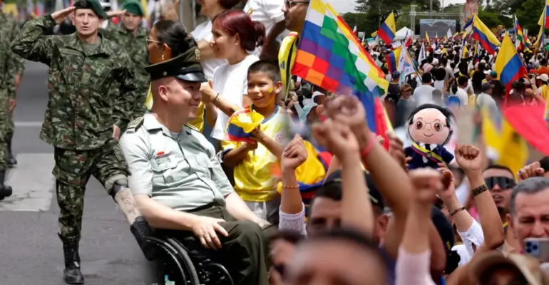 Entre aplausos en la Sexta y marchas en el oriente: radiografía de un 20 de julio pacífico pero con retos en el Valle del Cauca