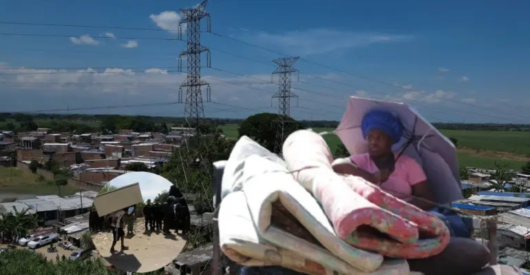 Así fue el desalojo de más de 1.220 personas en un predio privado en Navarro, al suroriente del casco urbano de Cali: ¿cómo quedan las familias?