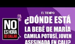 ¿Dónde está la bebé de María Camila Potosí, joven asesinada en Cali?