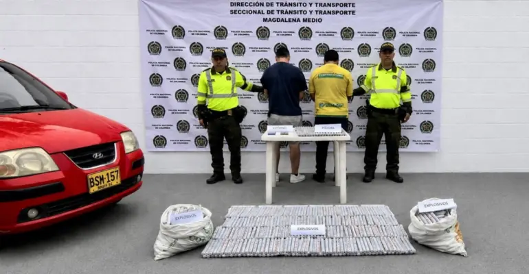 Incautan 600 barras de Indugel, explosivo de alto poder destructivo: frustran posible atentado en Santander, investigan en dónde iba a ser utilizado