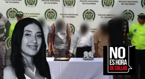 Legalizan las capturas de los cinco sospechosos en el caso de la desaparición y el asesinato de María Camila Potosí, quien tenía 8 meses de embarazo