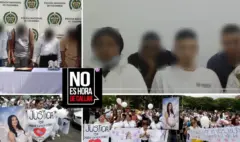 Atención: a la cárcel los cinco capturados por la desaparición y el asesinato de María Camila Potosí, la joven embarazada, en Cali