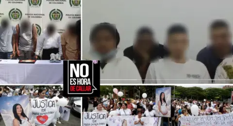Atención: a la cárcel los cinco capturados por la desaparición y el asesinato de María Camila Potosí, la joven embarazada, en Cali
