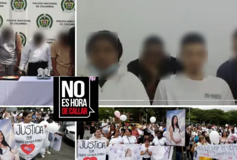 Atención: a la cárcel los cinco capturados por la desaparición y el asesinato de María Camila Potosí, la joven embarazada, en Cali